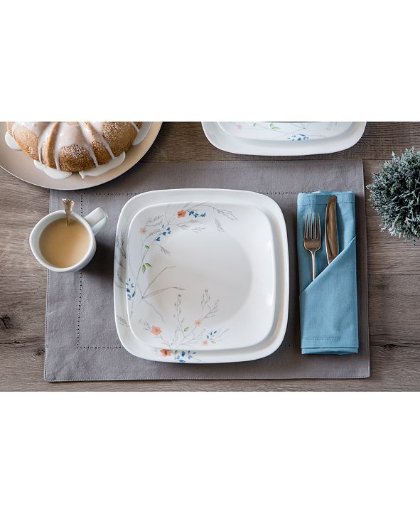Corelle Boutique Adlyn Square 16Piece Dinnerware Set & Reviews