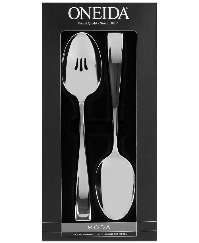 Oneida Moda 2Pc. Serving Spoon Set Macy's