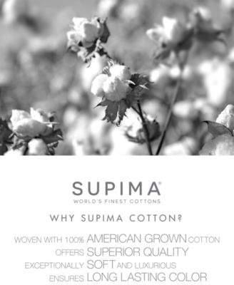 Charter Club Solid 550 Thread Count 100% Supima Cotton 4-Pc. Sheet Set, Queen, Created for Macy's