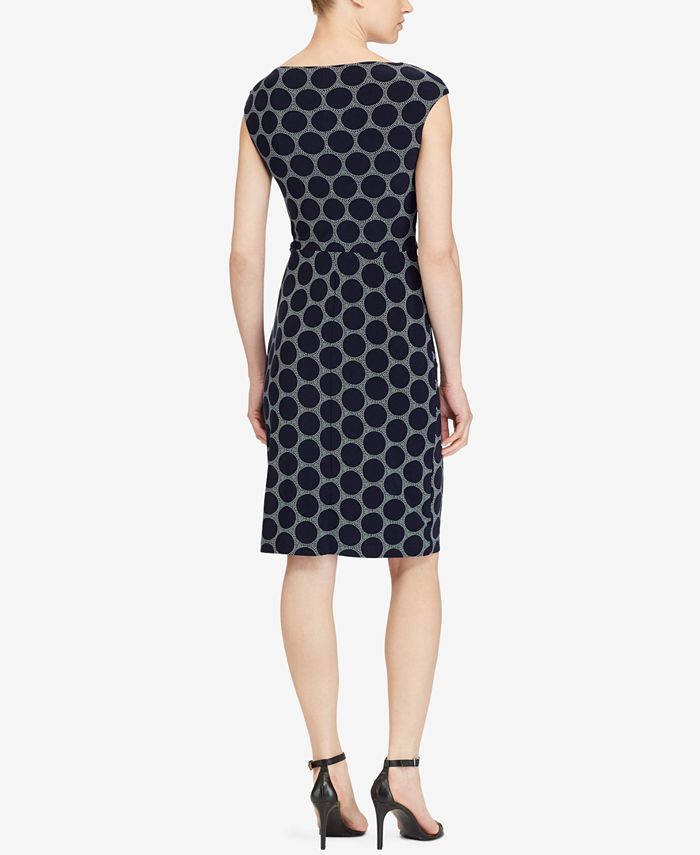 Lauren Ralph Lauren Geo-Print Jersey Dress - Macy's
