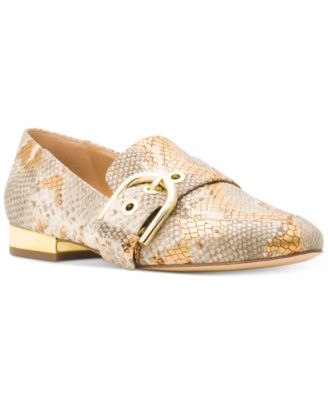 michael kors loafers yellow