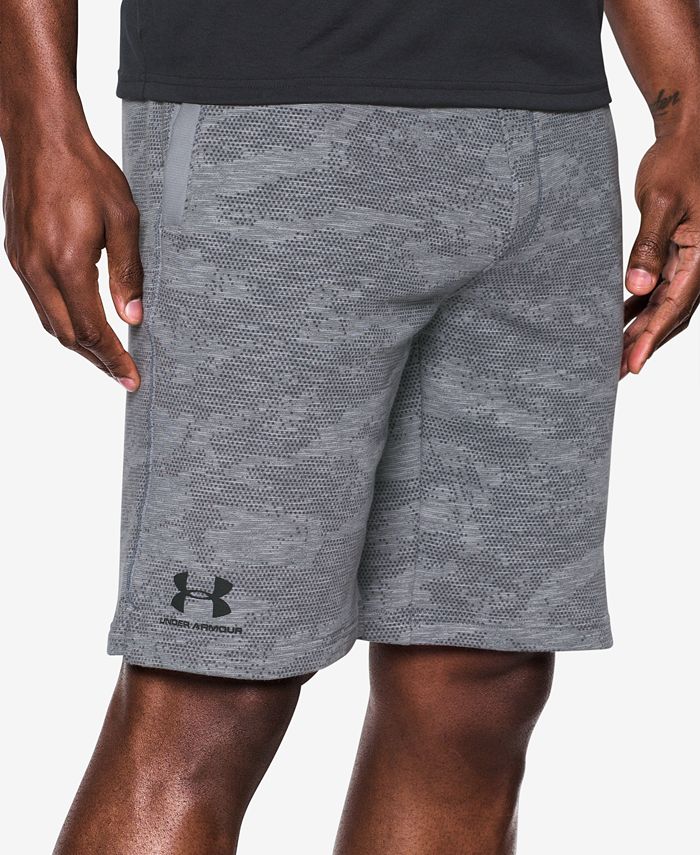 Under Armour Men's Camo Fleece Sweat Shorts - Macy's