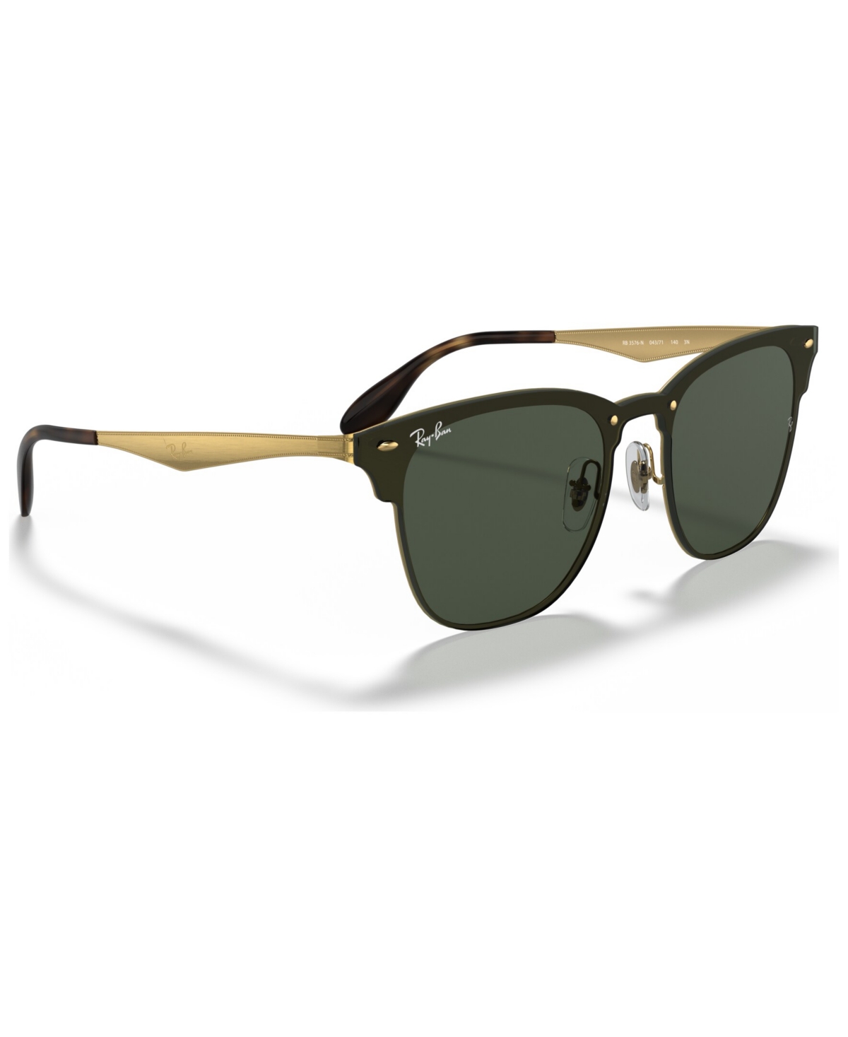 Ray-Ban Sunglasses, RB3576N Blaze Clubmaster -GREEN GRAD
