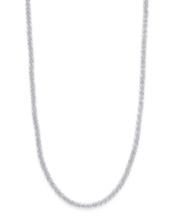 Macys mens on sale silver chain