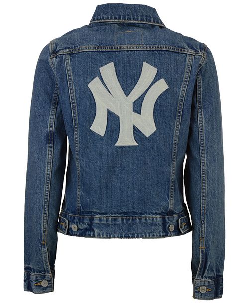 Levi's Women's New York Yankees Denim Trucker Jacket & Reviews Sports