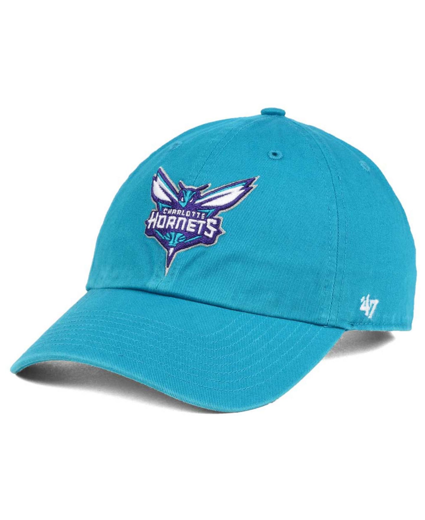 Мужская кепка '47 Brand Charlotte Hornets Clean Up — фото 1