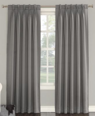 Sun Zero - Grant 52" x 84" Pinch Pleat Pair of Curtain Panels