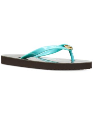 Michael Kors - MK Shiny Thong Flip-Flops