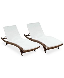 Farron Cushion Adjustable Lounges (Set Of 2)
