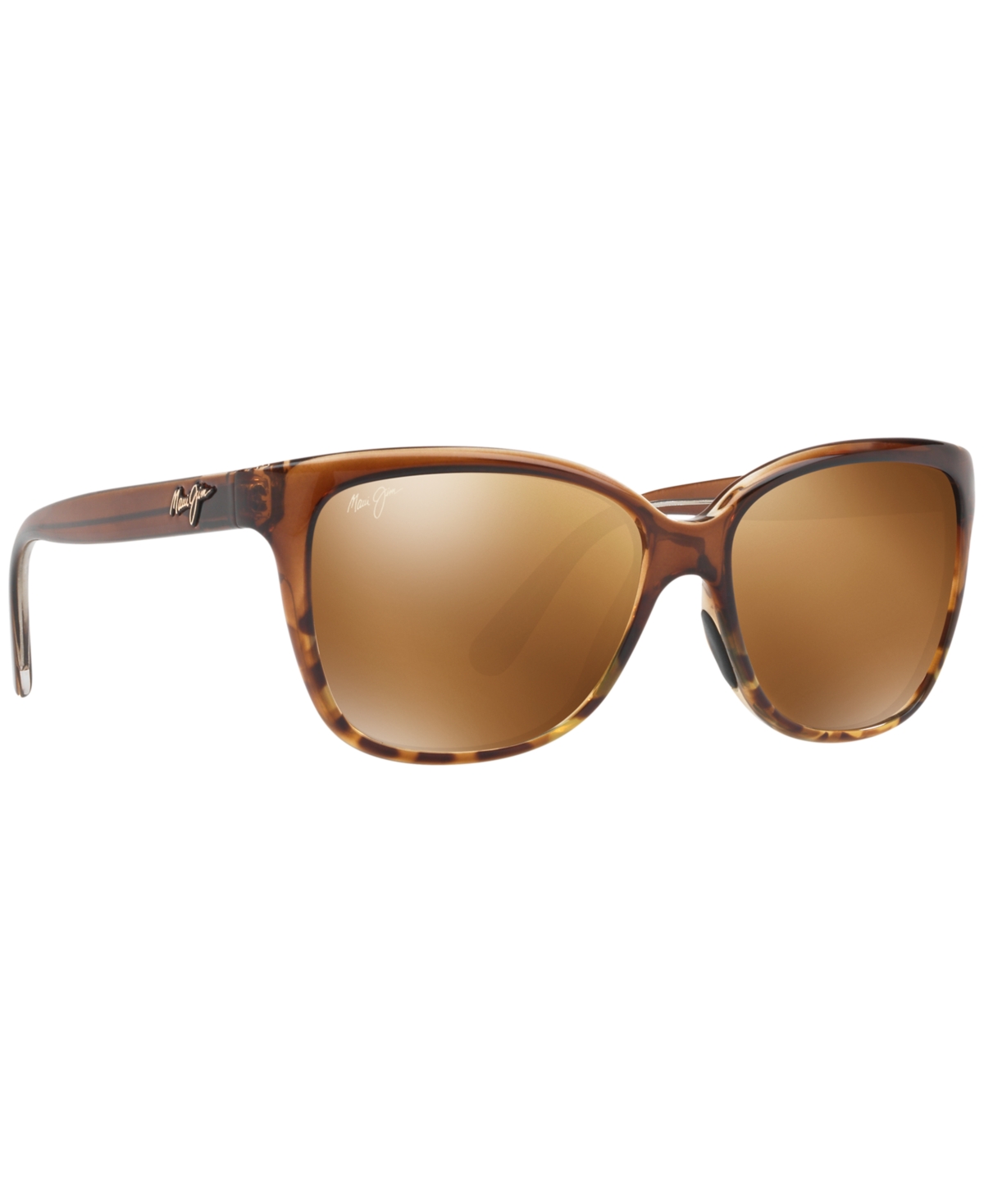 Maui Jim Polarized Starfish Sunglasses, 744 56 In Tortoise,bronze Gradient Polar