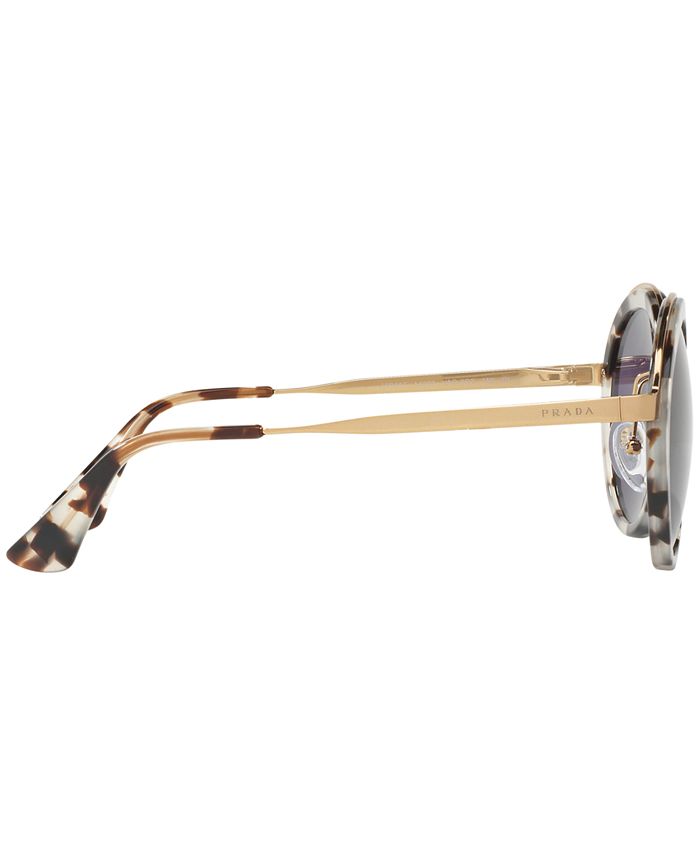 prada pr 50ts round sunglasses