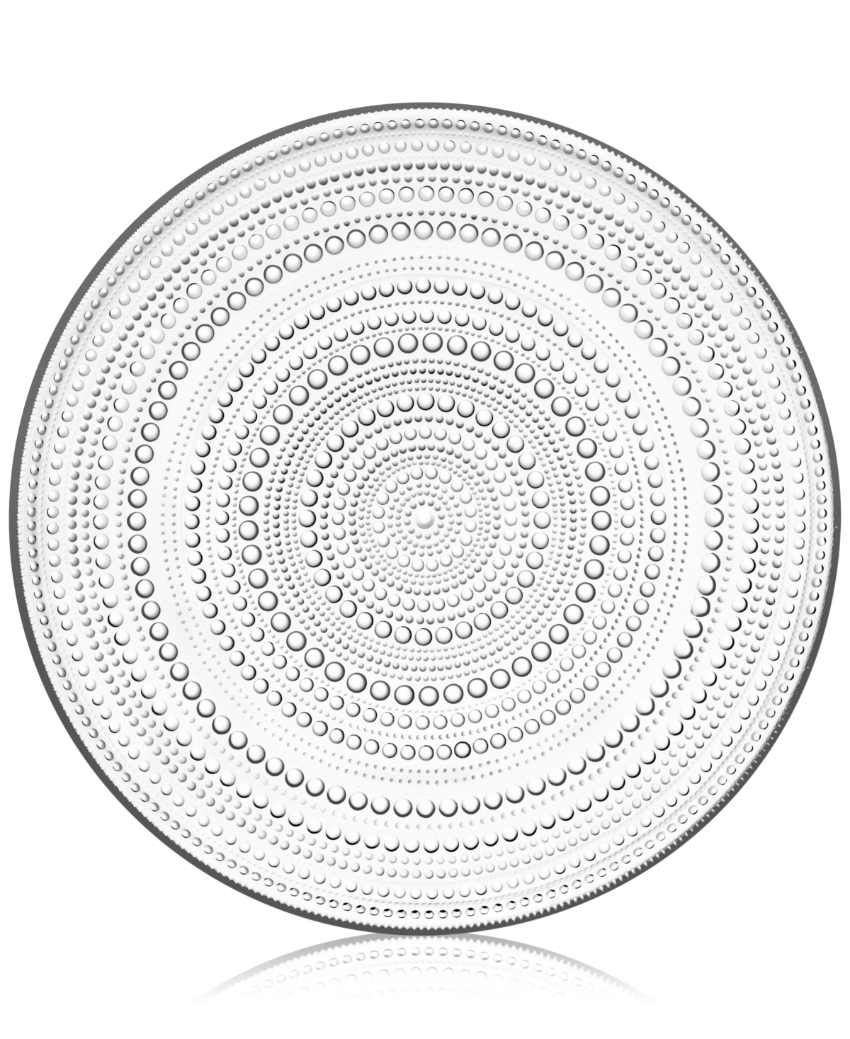 Iittala Kastehelmi Medium Plate In Clear