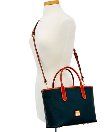 Dooney & bourke top pebble leather brielle satchel