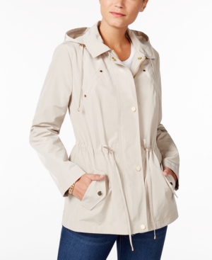 Charter Club Petite Water-Resistant Hooded Anorak Jacket Created for Macy's