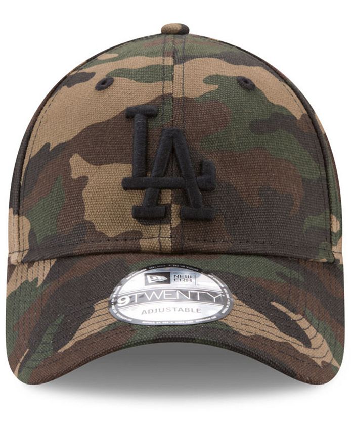 New Era 9Twenty Dodgers Strapback Cap - Charcoal, One Size Fits Most