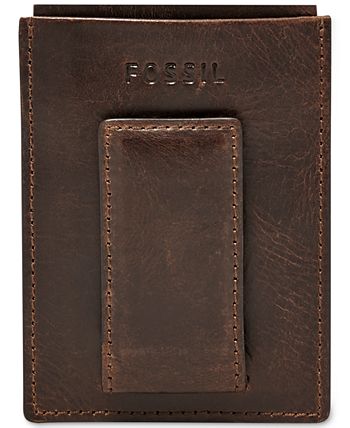 Fossil - Men's Leather Derrick RFID Card Case