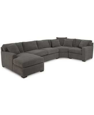 Radley 4-Piece Fabric Chaise Sectional Sofa, Created for Macy's