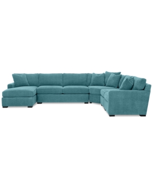 FURNITURE RADLEY 5-PIECE FABRIC CHAISE SECTIONAL SOFA, CREATED FOR MACY'S