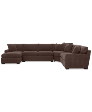 FURNITURE RADLEY 5-PIECE FABRIC CHAISE SECTIONAL SOFA, CREATED FOR MACY'S