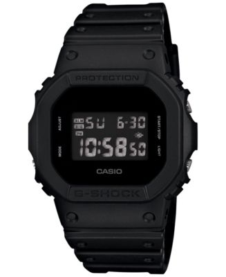 G-Shock Men's Digital Black Resin Strap Watch 43x43mm - Macy's