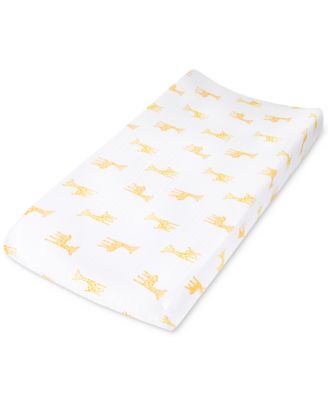 aden by aden + anais - Giraffe-Print Cotton Changing Pad Cover, Baby Boys & Girls (0-24 months)