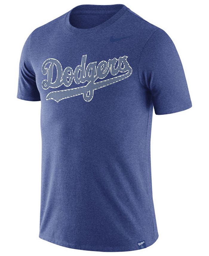 Nike Men's Los Angeles Dodgers Dri-Blend Burnout T-Shirt - Macy's