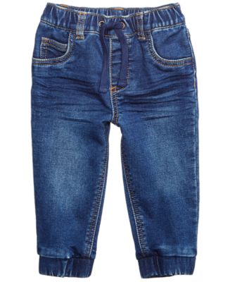 First Impressions Baby Boy Denim Jogger Jeans, Created for Macy's - Macy's