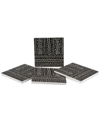 Thirstystone - Mud Cloth 4-Pc. Coaster Set