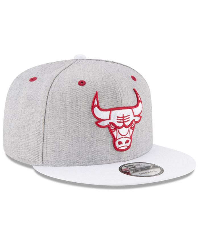 New Era Chicago Bulls White Vize 9FIFTY Snapback Cap - Macy's