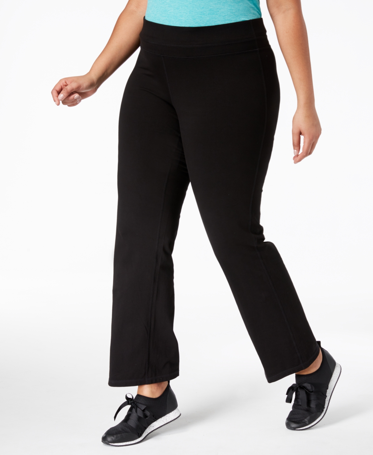 Id Ideology Plus Size Flex Stretch Active Yoga Pants Created for Macy s Smart Closet