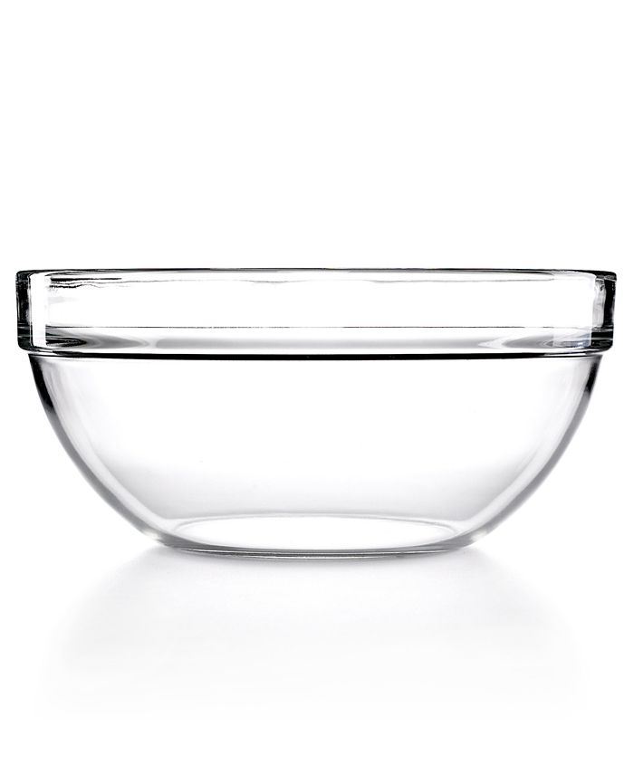 Martha Stewart 6 Piece Borosilicate Glass Prep Bowl Set with