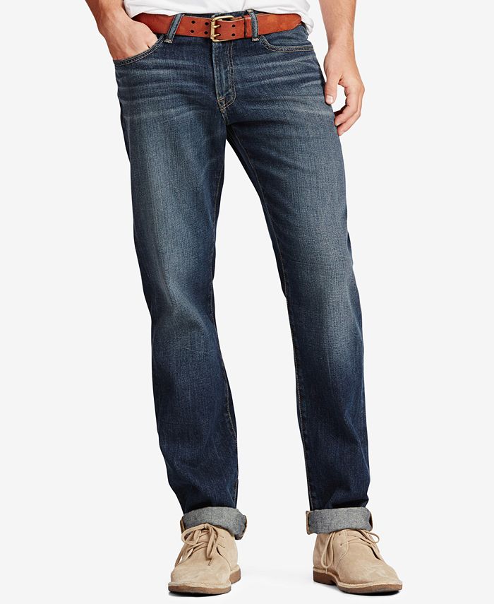 Men's Straight Jeans: Distressed & Stretch Fit Jeans