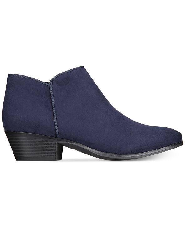 Style & Co Wileyy Ankle Booties, Created for Macy's & Reviews - Boots ...