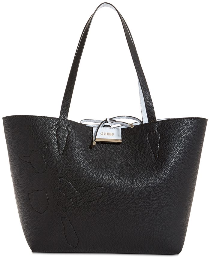 GUESS Bobbi Inside Out Reversible Tote - Macy's