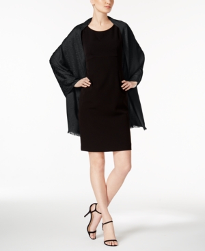 Calvin Klein Ck Logo Wrap & Scarf in One