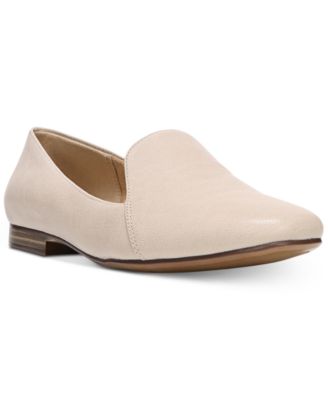 cream flat shoes