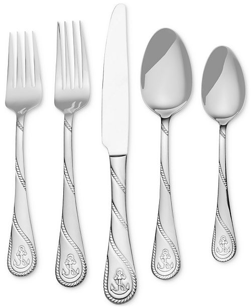 Towle Anchor 20Pc. Flatware Set & Reviews Flatware Dining Macy's