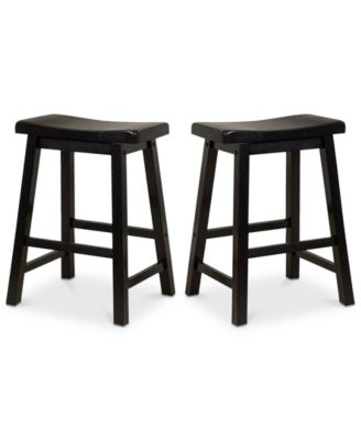 Noble House - Chermin Stool Set Of 2, Quick Ship