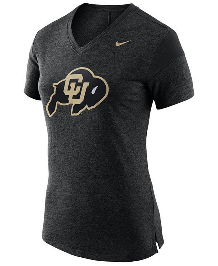 Nike Women's Colorado Buffaloes Fan V Top T-Shirt & Reviews - Sports ...