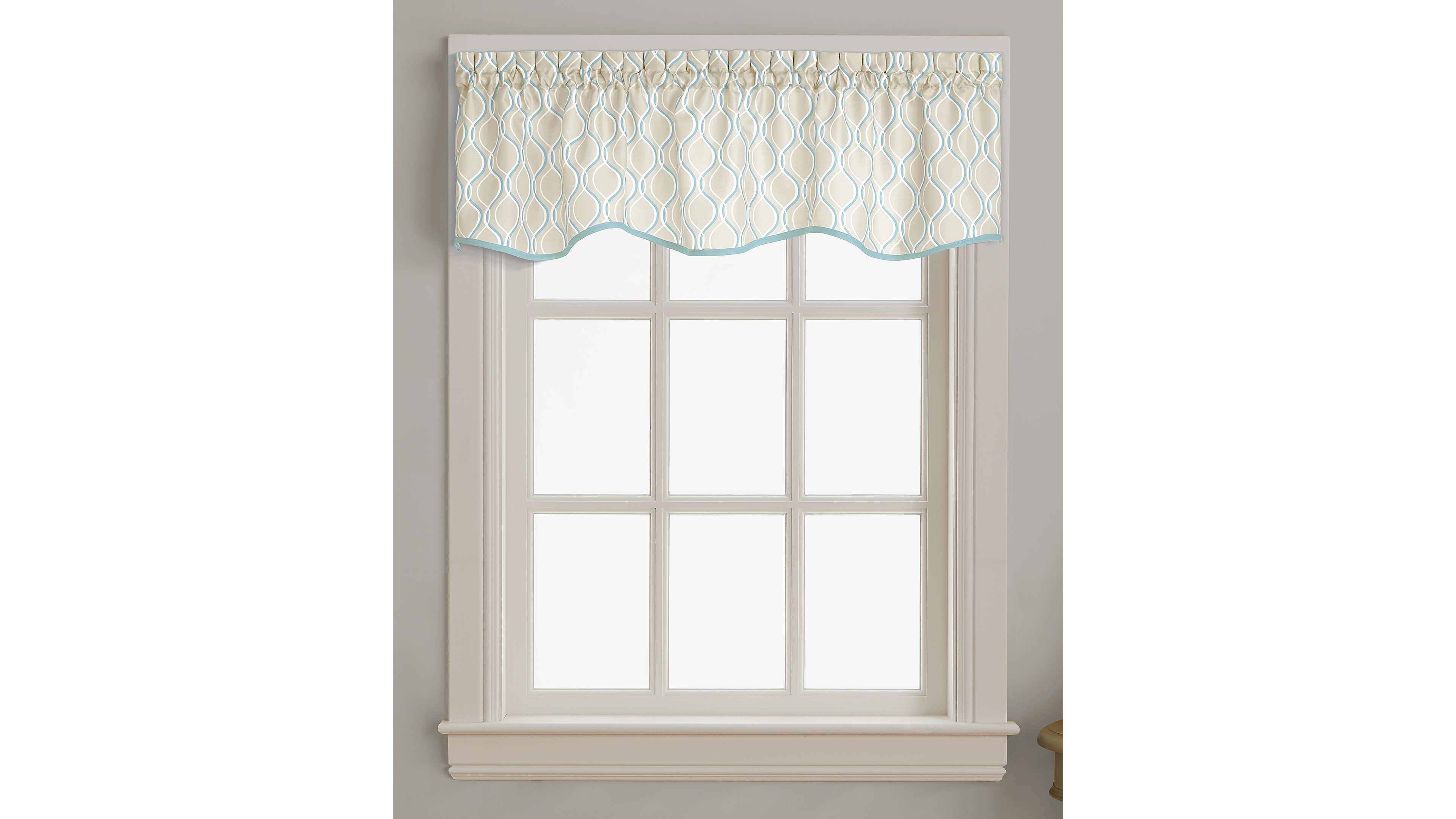Chf Morocco 58" x 14" Scallop Window Valance