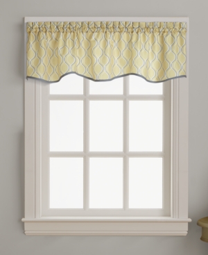 Chf Morocco 58" X 14" Scallop Window Valance In Gold