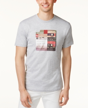 Ben Sherman Mens Mix Tap Graphic-Print T-Shirt