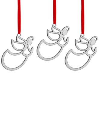 Nambé - Mini Angel Ornaments, Set of 3