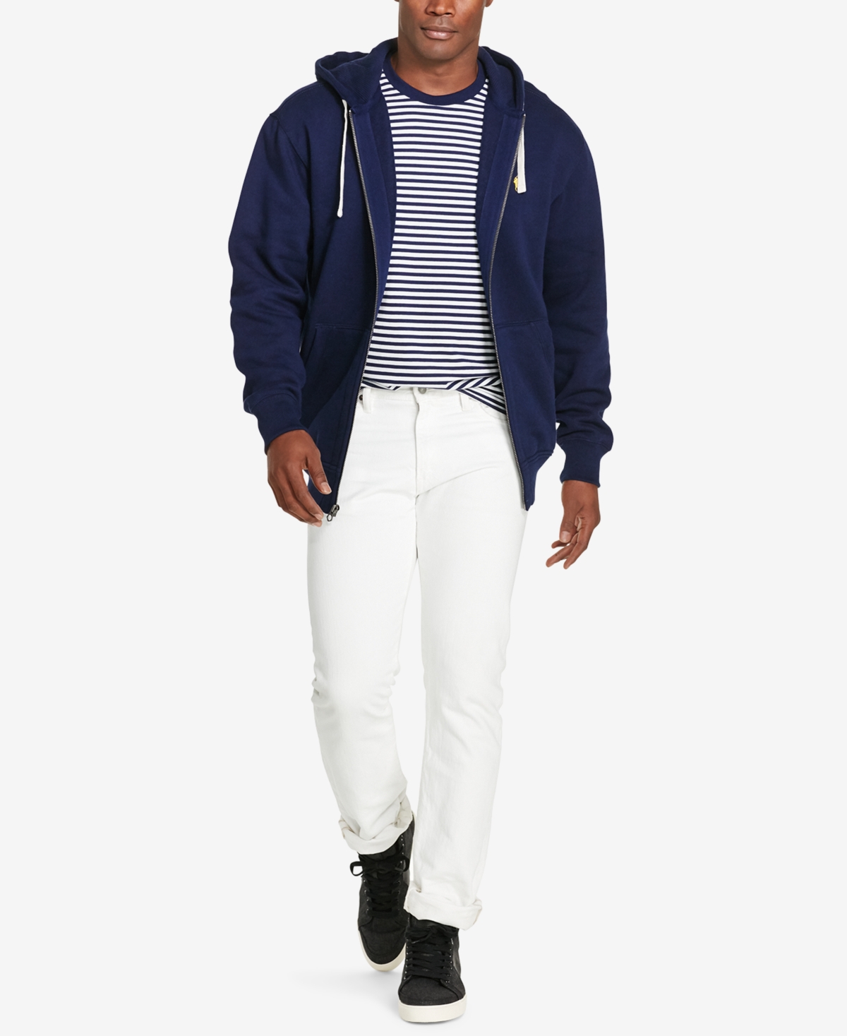 Polo Ralph Lauren Men's Big & Tall Full-Zip Classic Fleece Hoodie