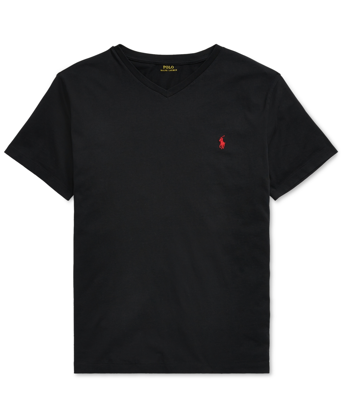 Polo Ralph Lauren Classic Fit Jersey V-neck T-shirt In Blue