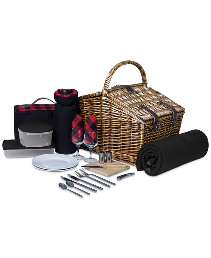 Picnic Time Somerset Red Picnic Basket Macy's