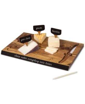 Toscana&reg; by Delio Acacia Wood Cheese Board & Tools Set