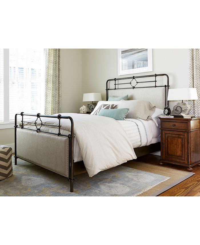 Furniture - Portos Metal Queen Bed