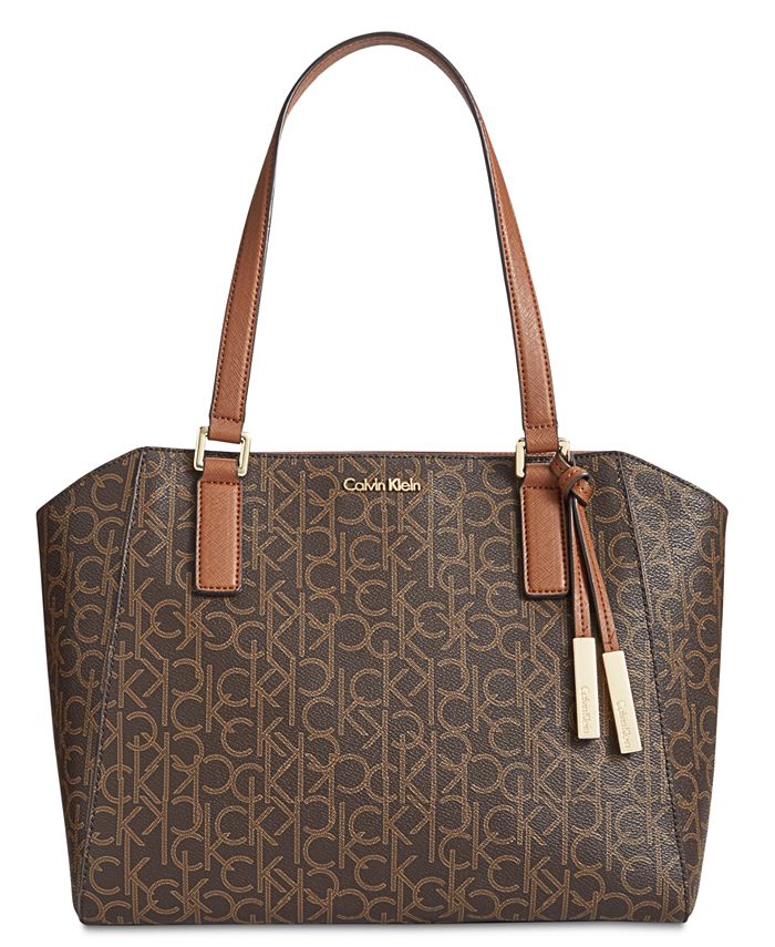 Calvin Klein Medium Signature Tote Macy's