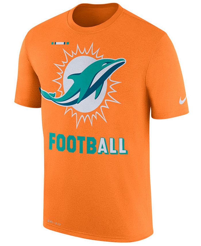 Nike Men's Miami Dolphins Legend Football T-Shirt - Macy's
